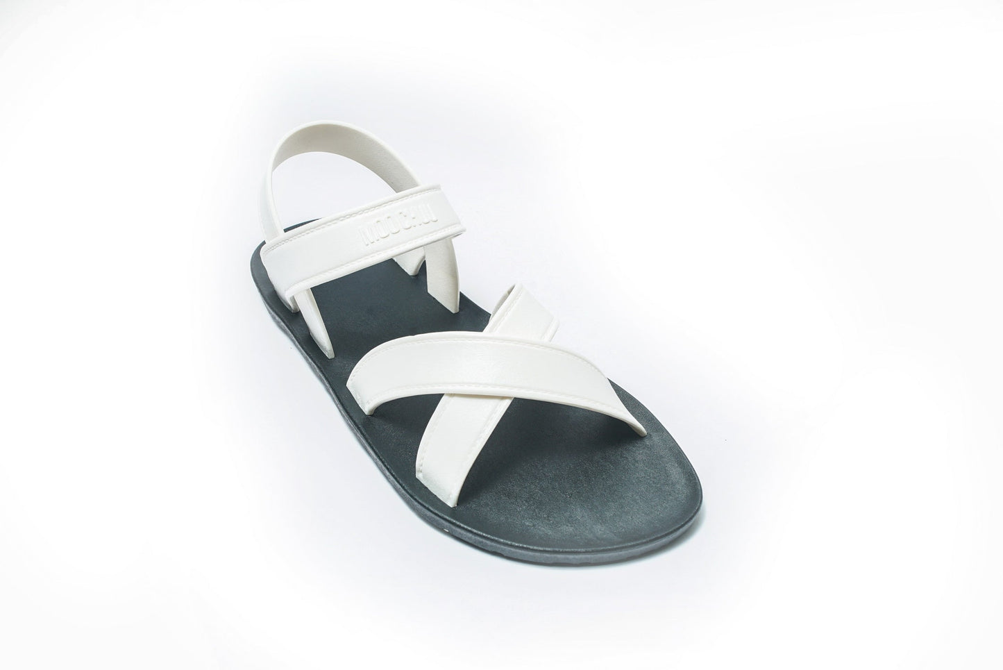 CROSS PLUS SEMELLE NOIR ET LANIÈRE BLANCHE