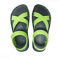 CROSS PLUS SEMELLE NOIR ET LANIÈRE CITRON VERT