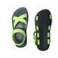CROSS PLUS SEMELLE NOIR ET LANIÈRE CITRON VERT