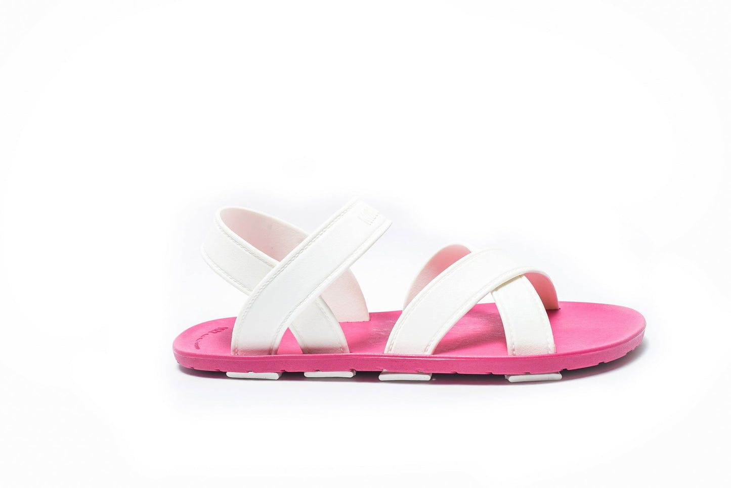 CROSS PLUS SEMELLE ROSE ET LANIÈRE BLANCHE