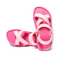 CROSS PLUS SEMELLE ROSE ET LANIÈRE ROSE CLAIR