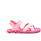 CROSS PLUS SEMELLE ROSE ET LANIÈRE ROSE CLAIR