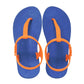 SAILY SEMELLE BLEU ET LANIÈRE ORANGE