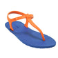 SAILY SEMELLE BLEU ET LANIÈRE ORANGE