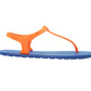 SAILY SEMELLE BLEU ET LANIÈRE ORANGE