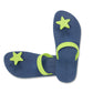 SWEETY STAR SEMELLE BLEU ET LANIÈRE CITRON VERT