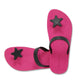 SWEETY STAR SEMELLE ROSE ET LANIÈRE NOIR