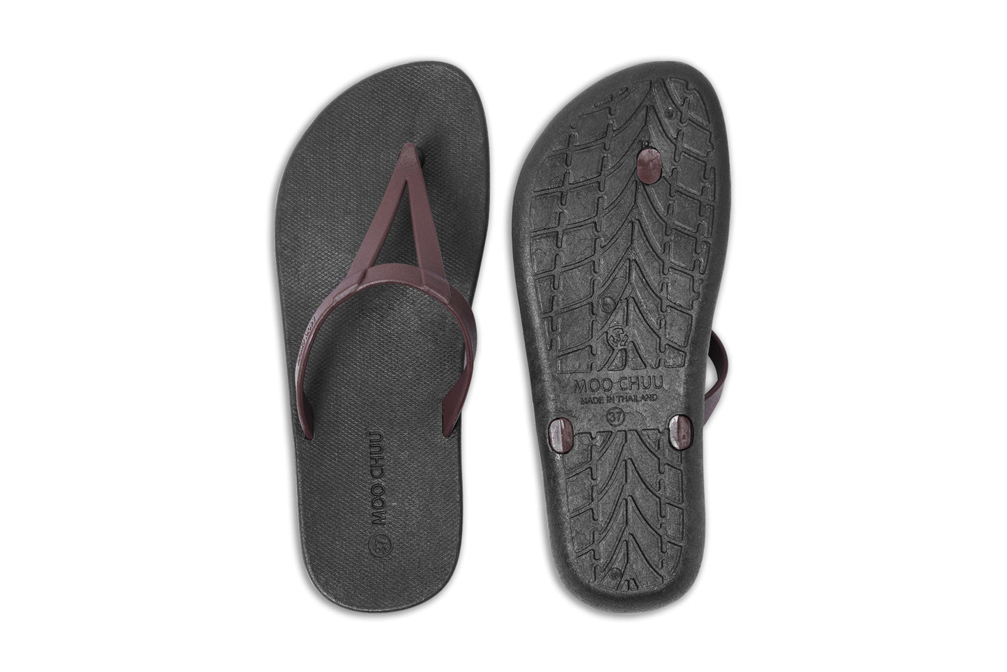 EIFFEL SEMELLE NOIR ET LANIÈRE MARRON