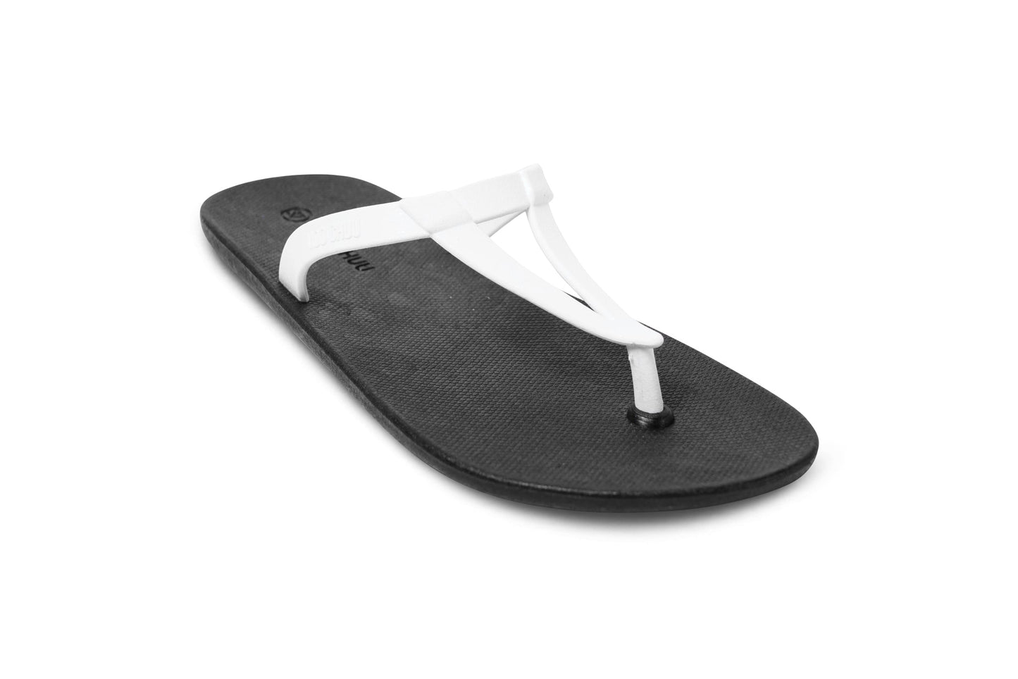 EIFFEL SEMELLE NOIR ET LANIÈRE BLANCHE