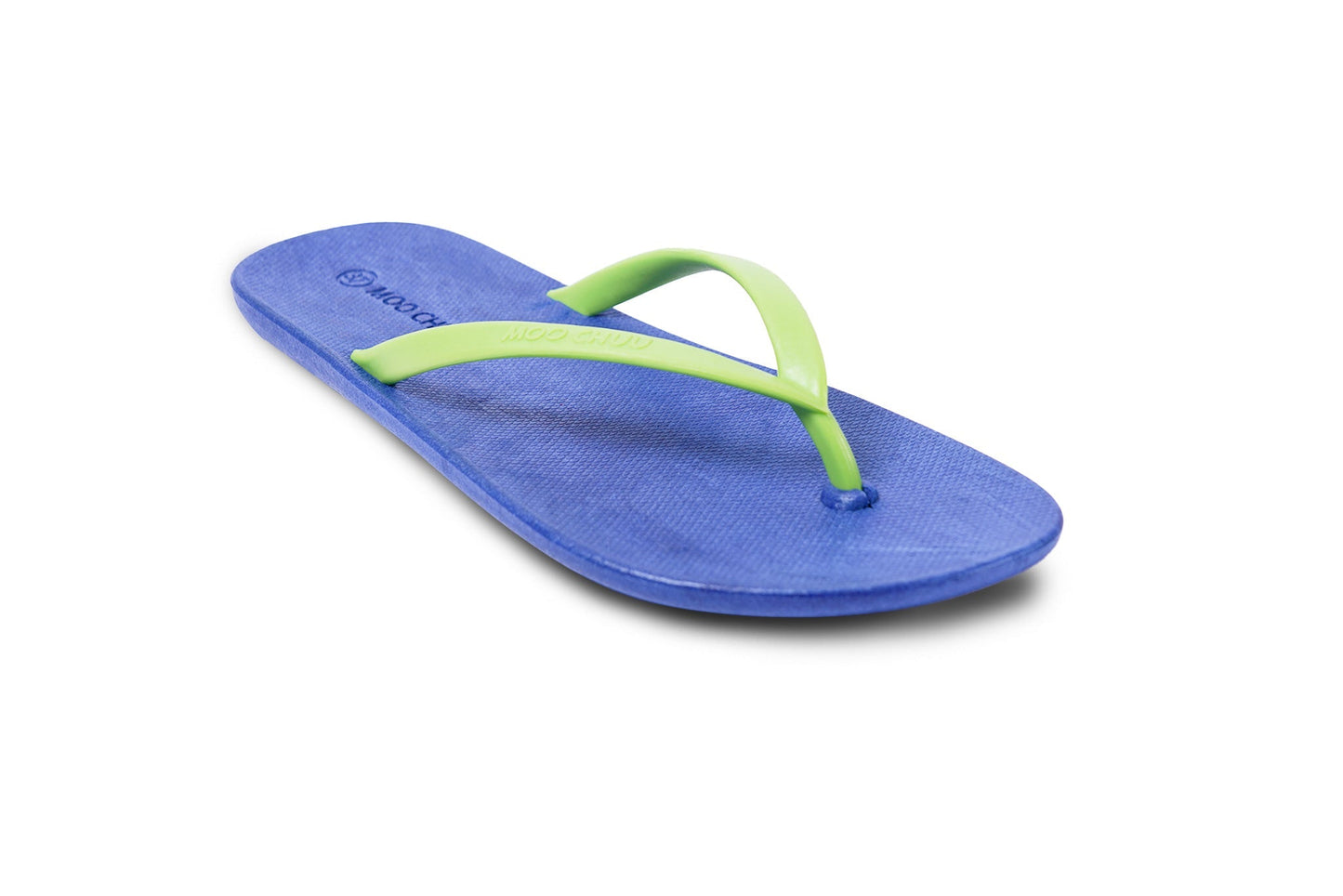 DALI FLIPPY SEMELLE BLEU ET LANIÈRE CITRON VERT