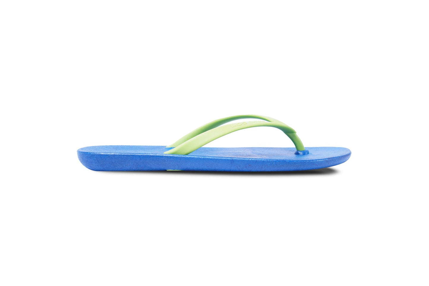 DALI FLIPPY SEMELLE BLEU ET LANIÈRE CITRON VERT