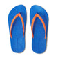 DALI FLIPPY SEMELLE BLEU ET LANIÈRE ORANGE