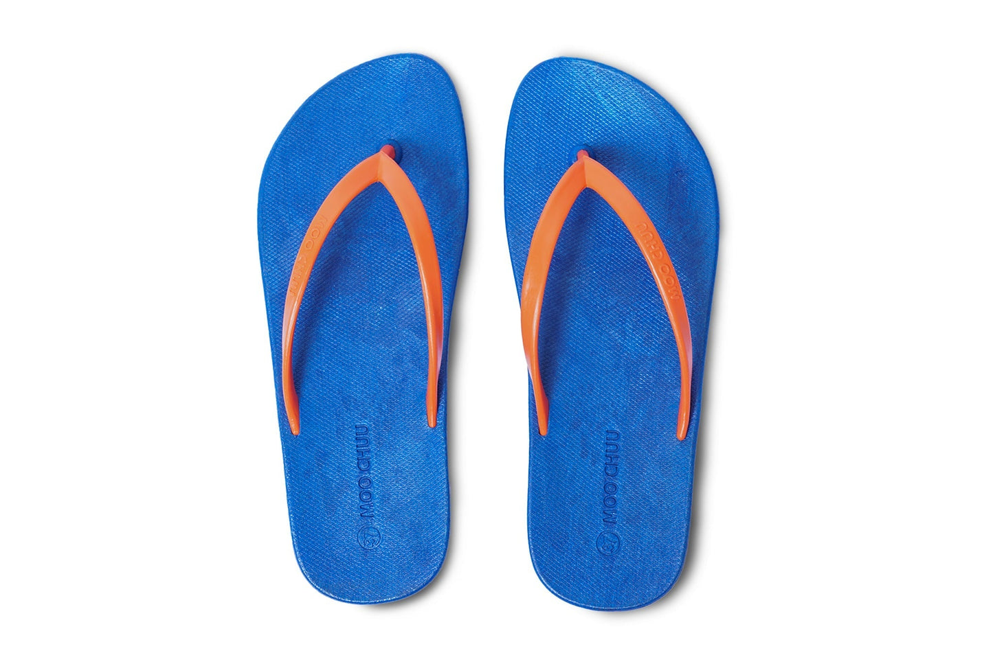 DALI FLIPPY SEMELLE BLEU ET LANIÈRE ORANGE