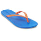 DALI FLIPPY SEMELLE BLEU ET LANIÈRE ORANGE