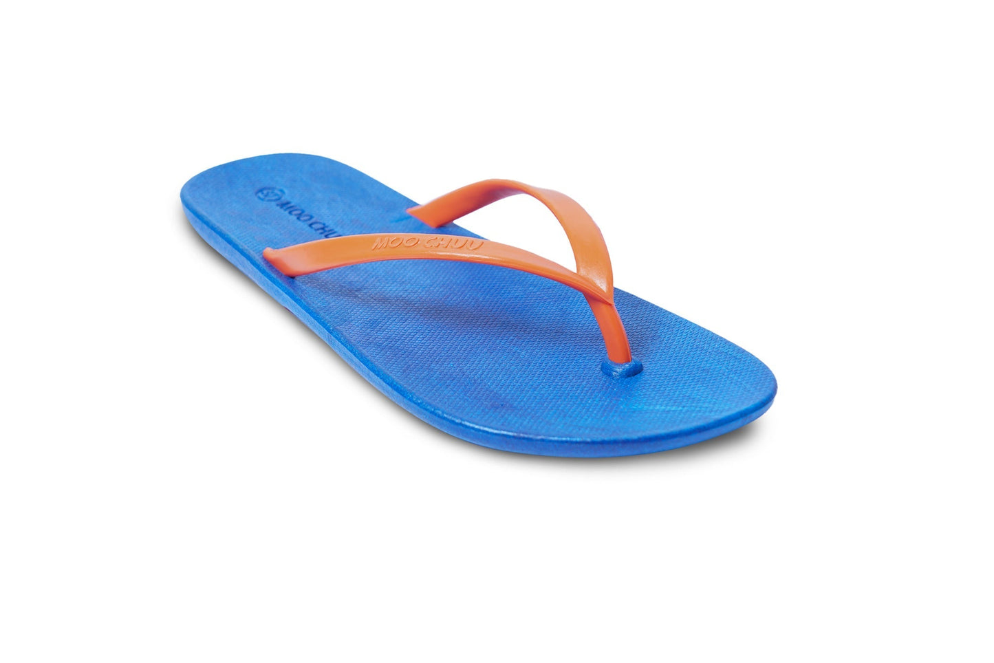 DALI FLIPPY SEMELLE BLEU ET LANIÈRE ORANGE
