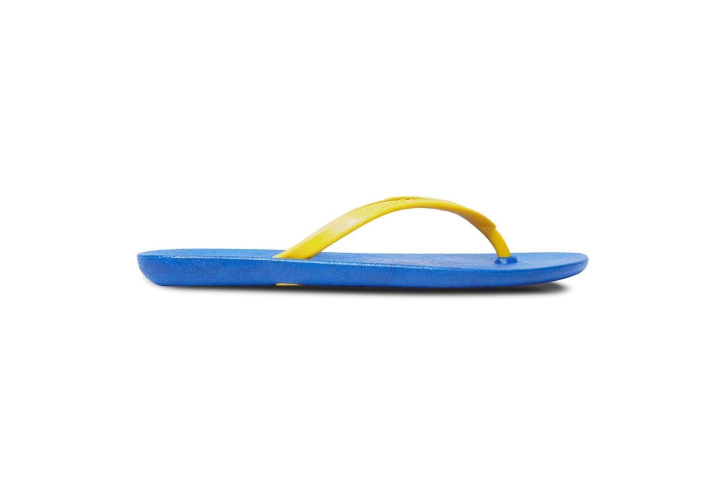 DALI FLIPPY SEMELLE BLEU ET LANIÈRE JAUNE