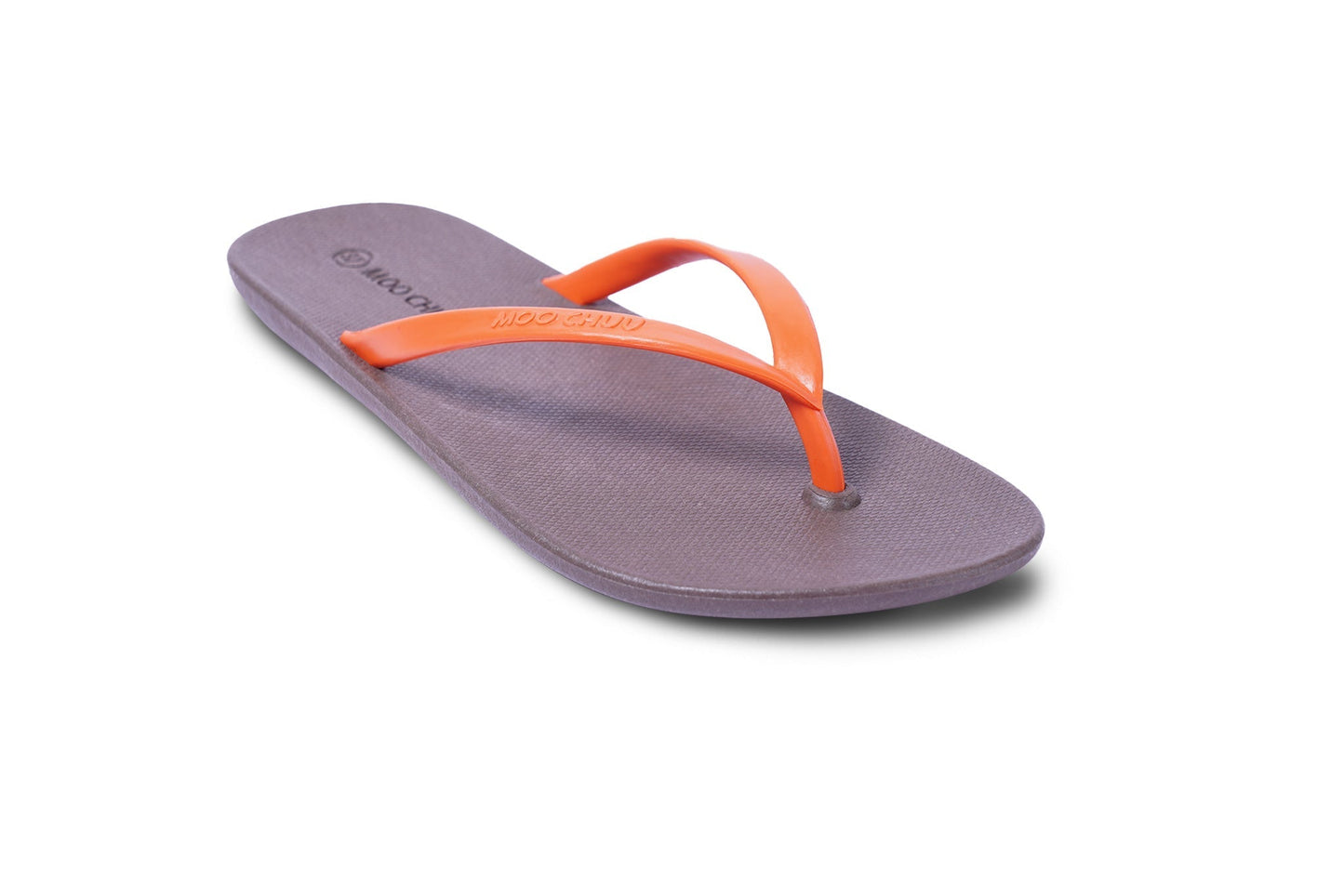 DALI FLIPPY SEMELLE MARRON ET LANIÈRE ORANGE