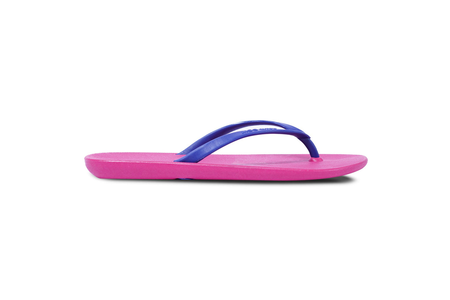 DALI FLIPPY SEMELLE ROSE ET LANIÈRE BLEU