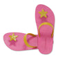 SWEETY STAR SEMELLE ROSE ET LANIÈRE CARAMEL