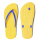 DALI FLIPPY SEMELLE JAUNE ET LANIÈRE BLEU