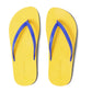 DALI FLIPPY SEMELLE JAUNE ET LANIÈRE BLEU