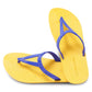EIFFEL SEMELLE JAUNE ET LANIÈRE BLEU