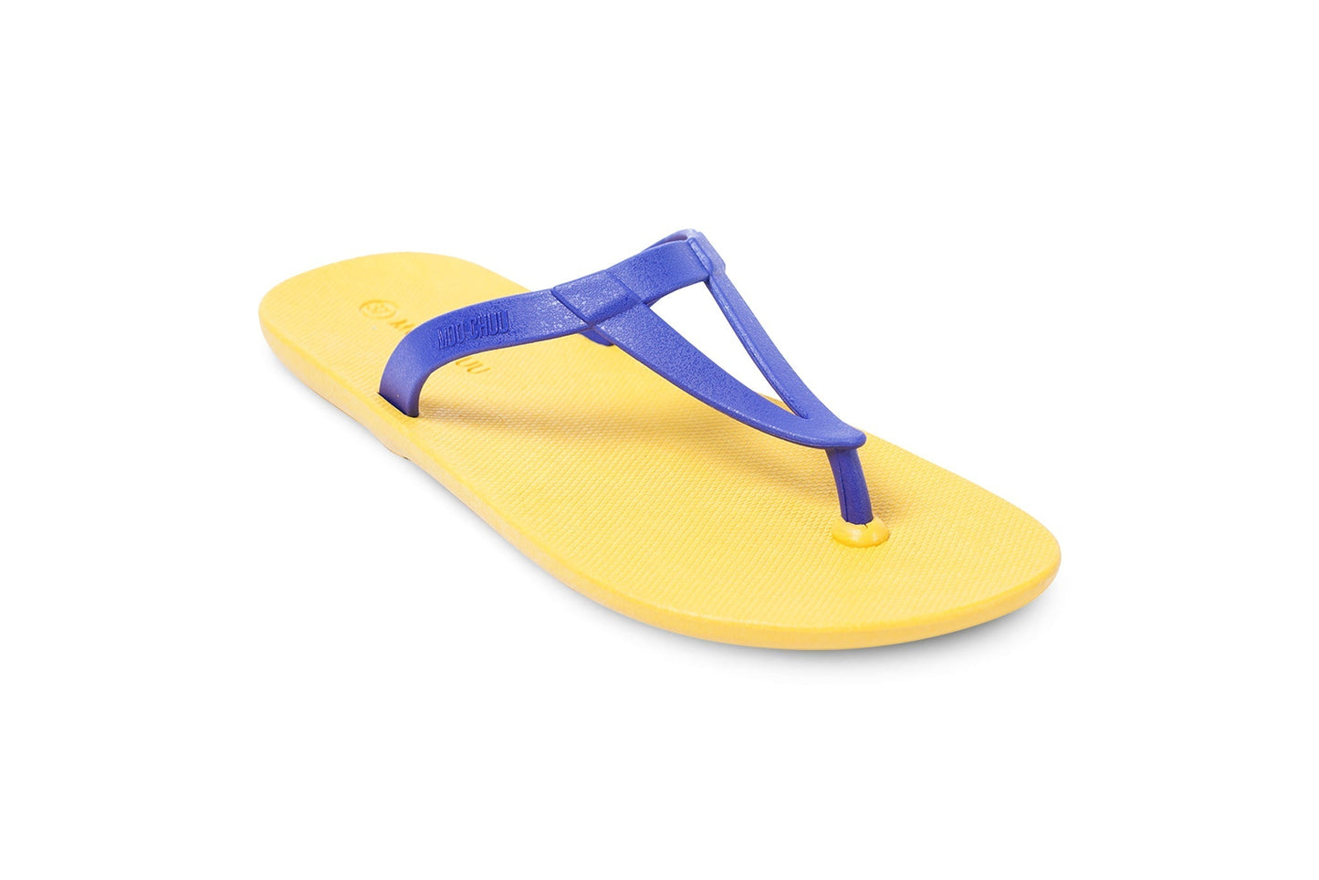 EIFFEL SEMELLE JAUNE ET LANIÈRE BLEU