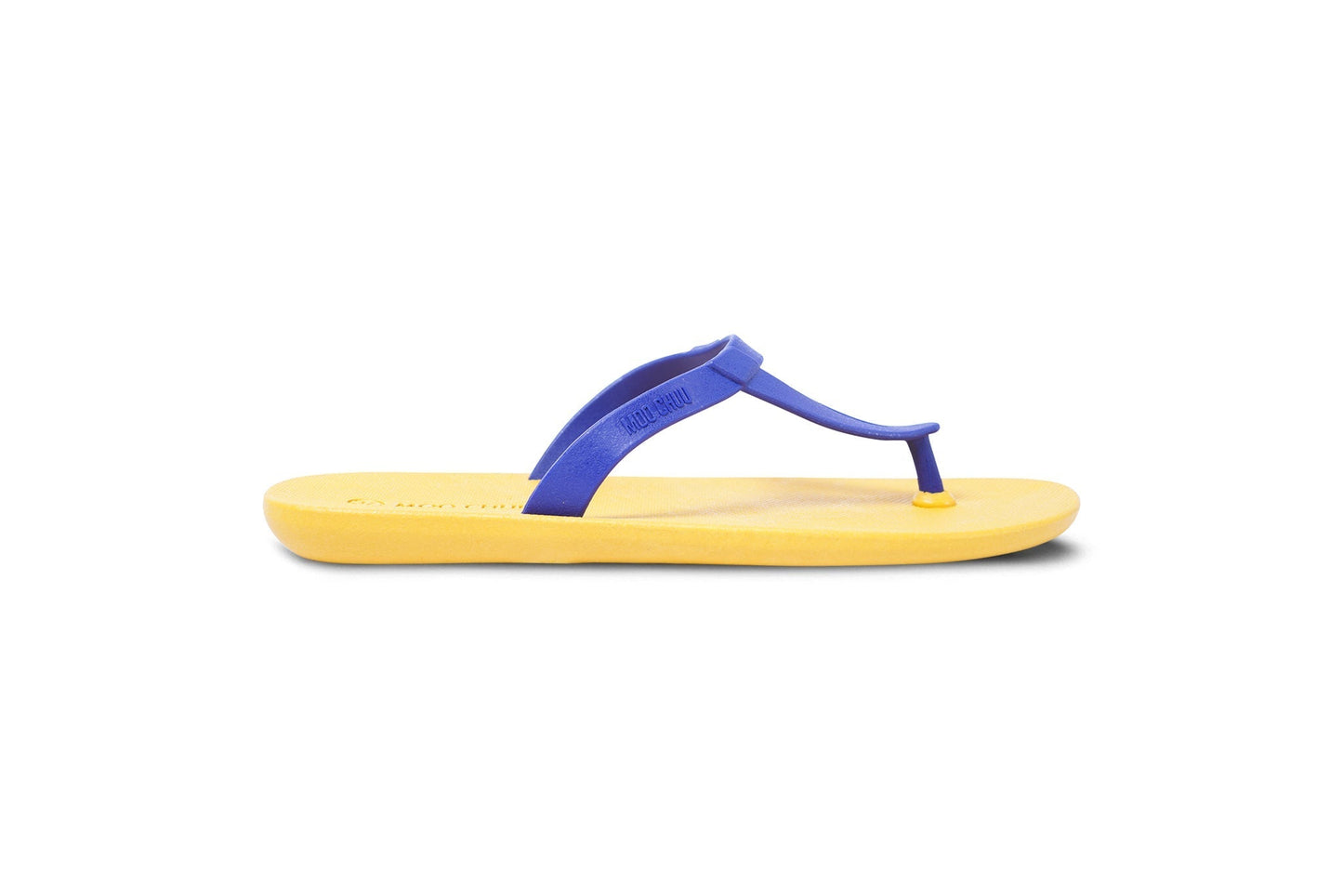 EIFFEL SEMELLE JAUNE ET LANIÈRE BLEU