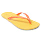 DALI FLIPPY SEMELLE JAUNE ET LANIÈRE ORANGE