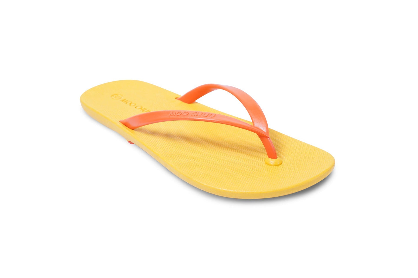 DALI FLIPPY SEMELLE JAUNE ET LANIÈRE ORANGE