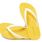 DALI FLIPPY SEMELLE JAUNE ET LANIÈRE BLANCHE