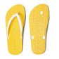 DALI FLIPPY SEMELLE JAUNE ET LANIÈRE BLANCHE