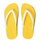 DALI FLIPPY SEMELLE JAUNE ET LANIÈRE BLANCHE