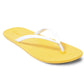 DALI FLIPPY SEMELLE JAUNE ET LANIÈRE BLANCHE