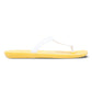 EIFFEL SEMELLE JAUNE ET LANIÈRE BLANCHE