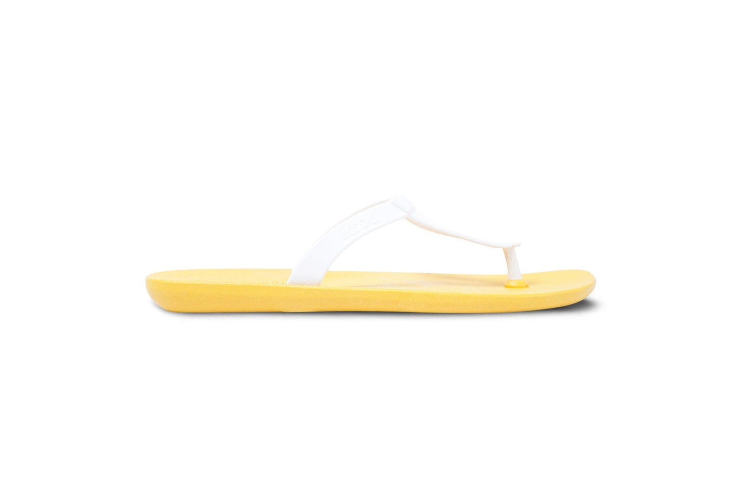 EIFFEL SEMELLE JAUNE ET LANIÈRE BLANCHE